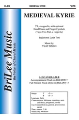 Medieval Kyrie TB choral sheet music cover